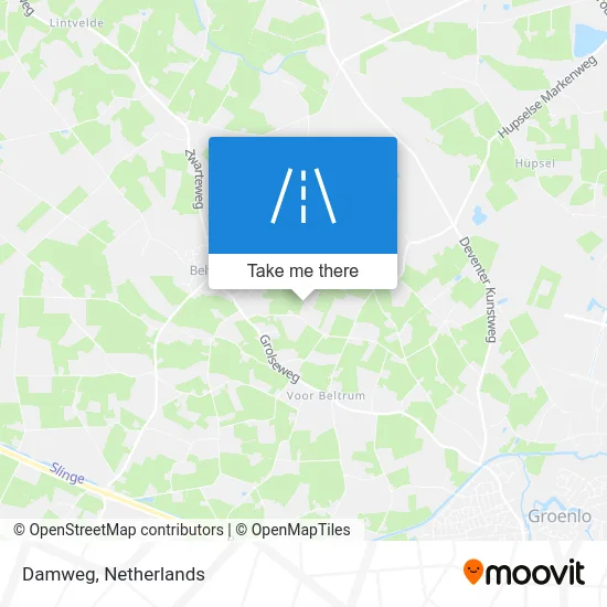 Damweg map