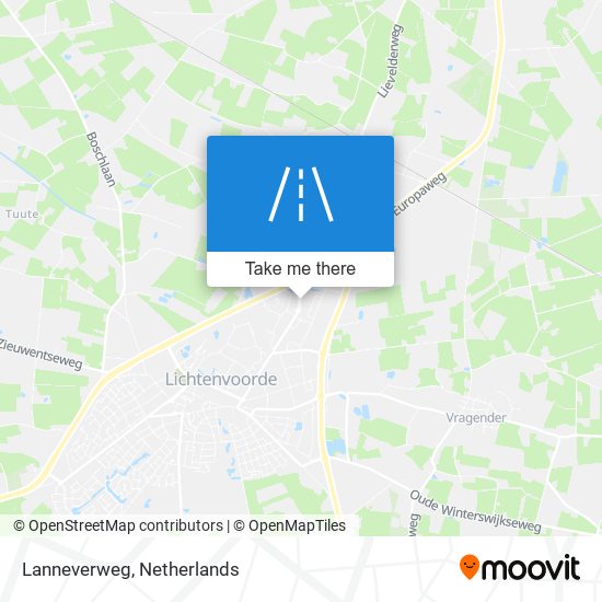 Lanneverweg Karte