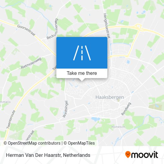Herman Van Der Haarstr map