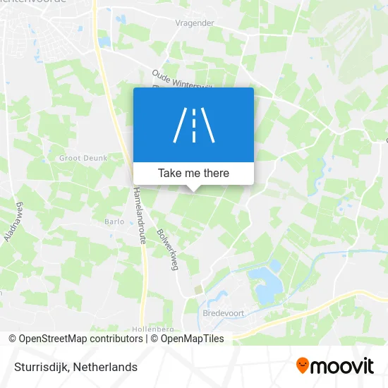 Sturrisdijk map