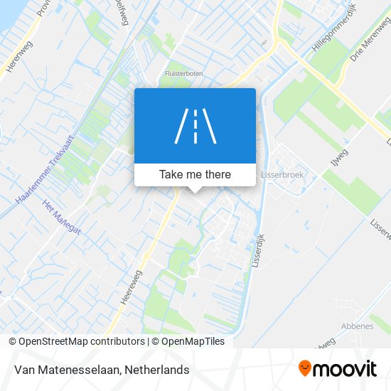 Van Matenesselaan map