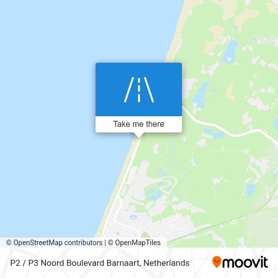 P2 / P3 Noord Boulevard Barnaart map