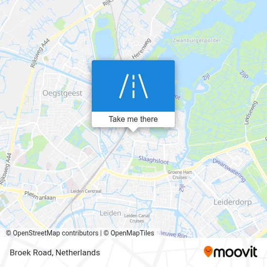 Broekweg map