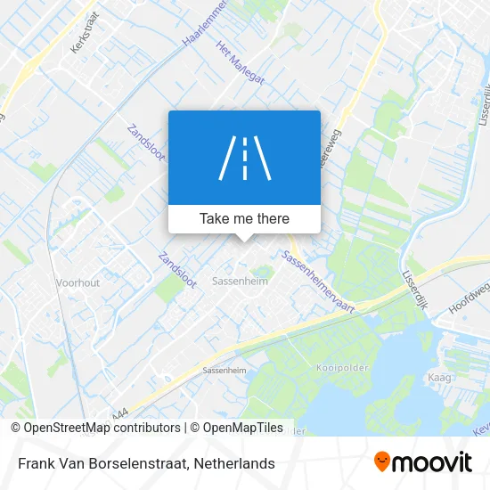 Frank Van Borselenstraat map