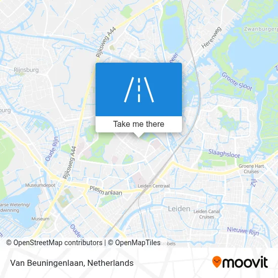 Van Beuningenlaan map