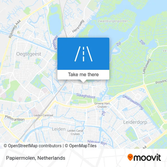 Papiermolen map