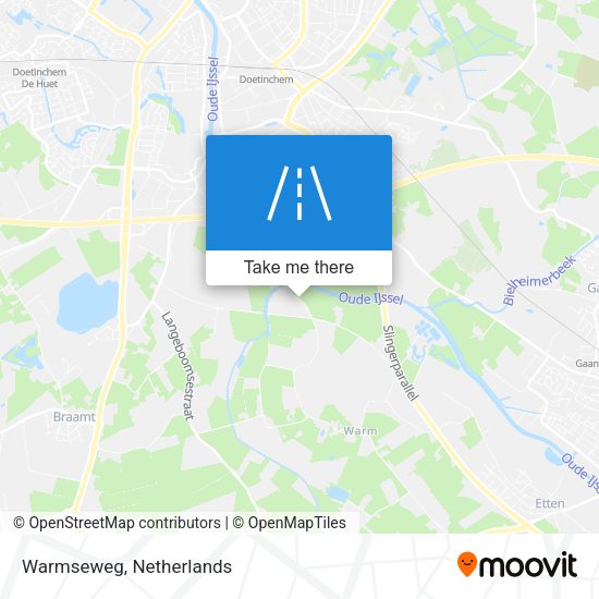 Warmseweg map