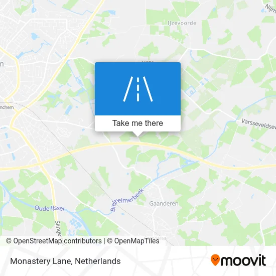 Kloosterlaan map