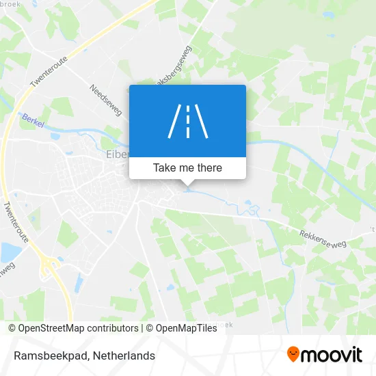 Ramsbeekpad map
