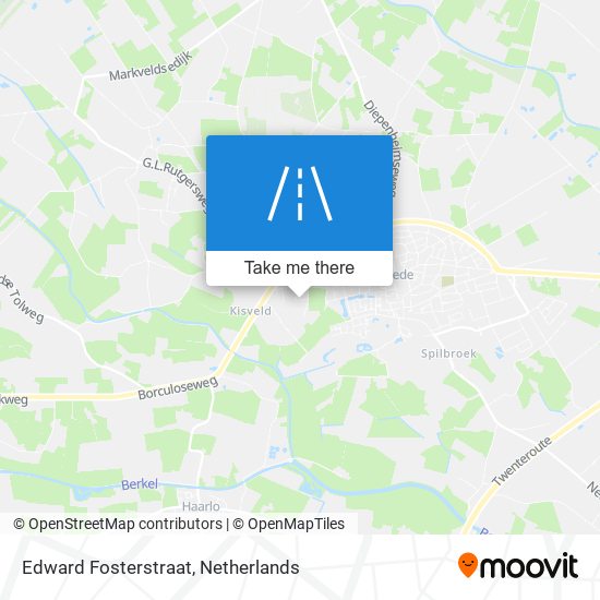 Edward Fosterstraat map