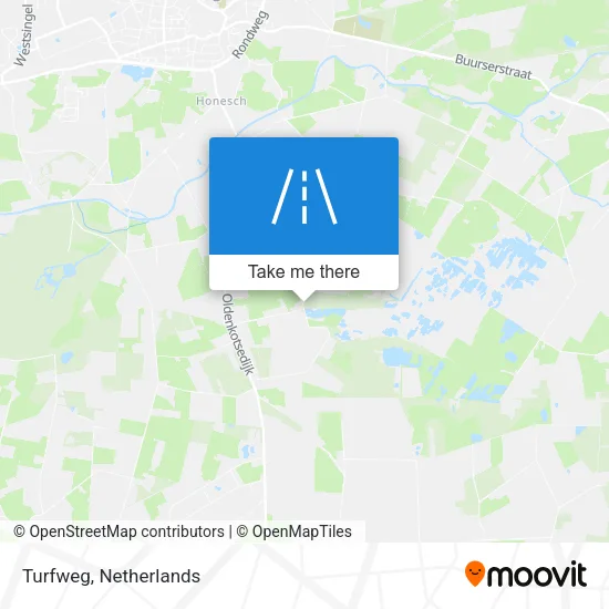 Turfweg map