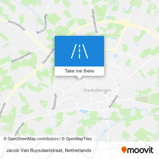 Jacob Van Ruysdaelstraat map