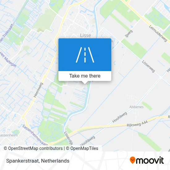 Spankerstraat map