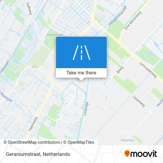 Geraniumstraat map