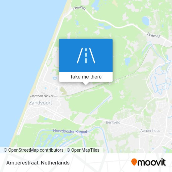 Ampèrestraat map