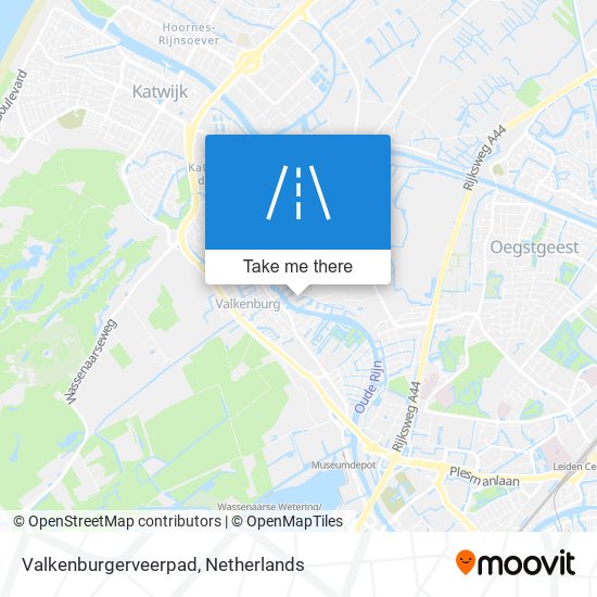 Valkenburgerveerpad map