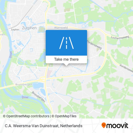 C.A. Weersma-Van Duinstraat Karte