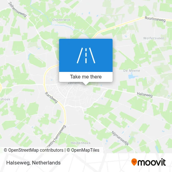 Halseweg map