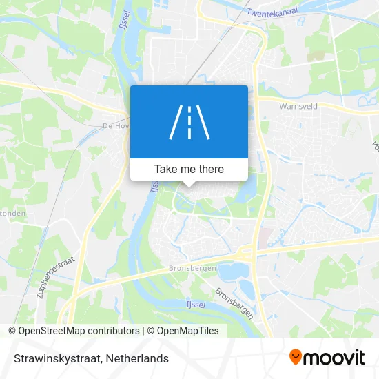 Strawinskystraat map