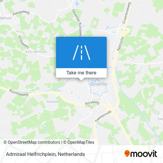 Admiraal Helfrichplein map