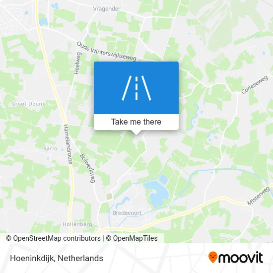 Hoeninkdijk map