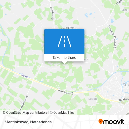 Mentinksweg map