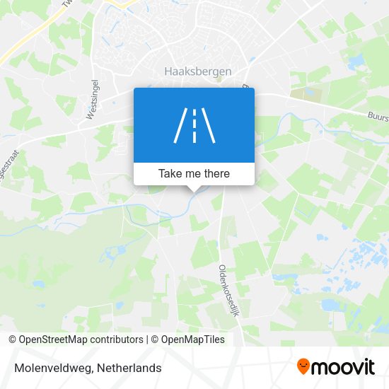 Molenveldweg map