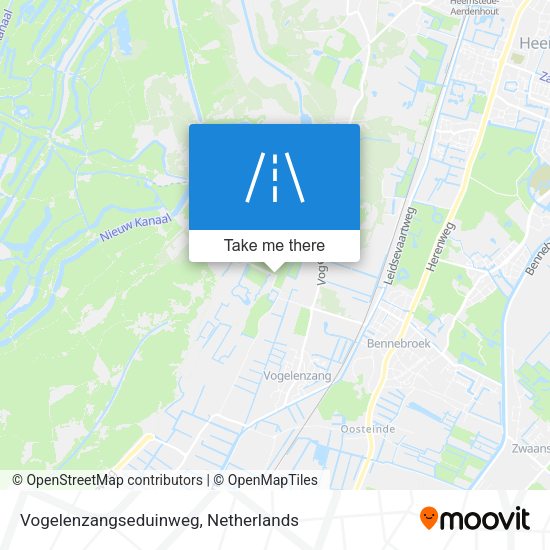 Vogelenzangseduinweg map
