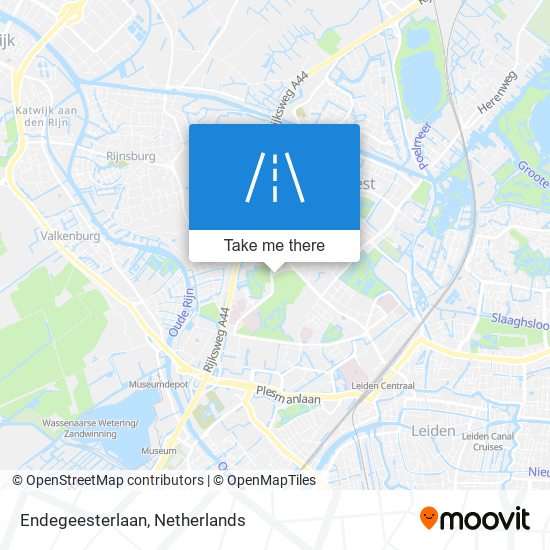 Endegeesterlaan map