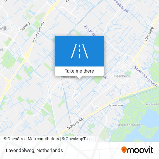 Lavendelweg Karte