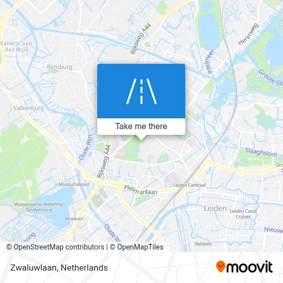 Zwaluwlaan map