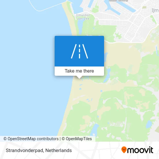 Strandvonderpad map