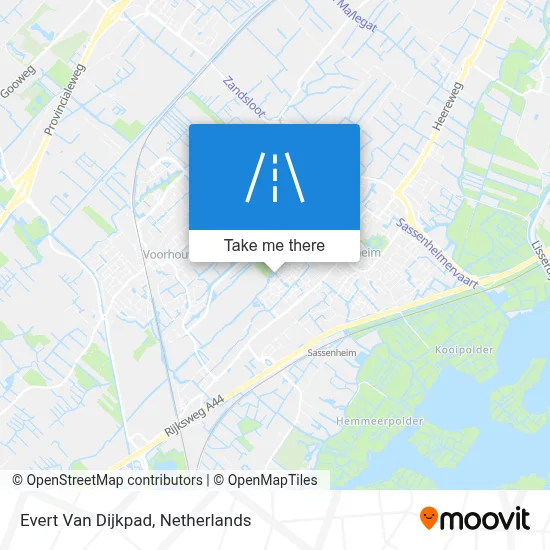 Evert Van Dijkpad map