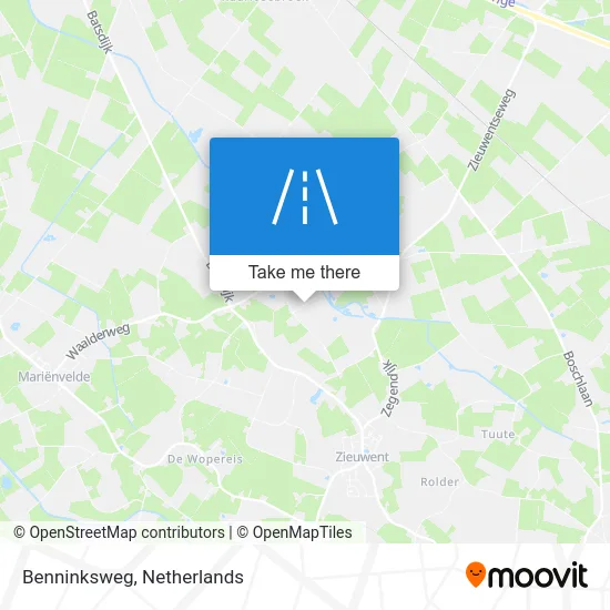 Benninksweg map