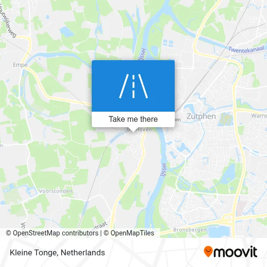 Kleine Tonge map