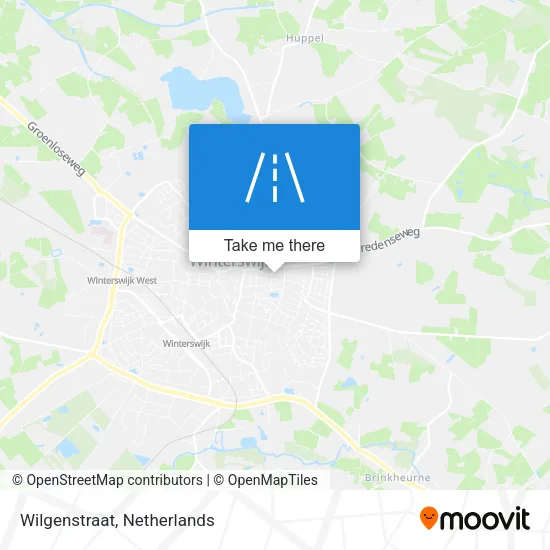 Wilgenstraat map