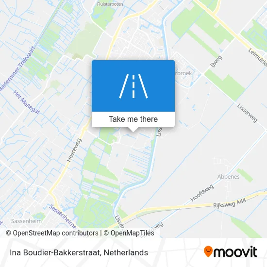Ina Boudier-Bakkerstraat map