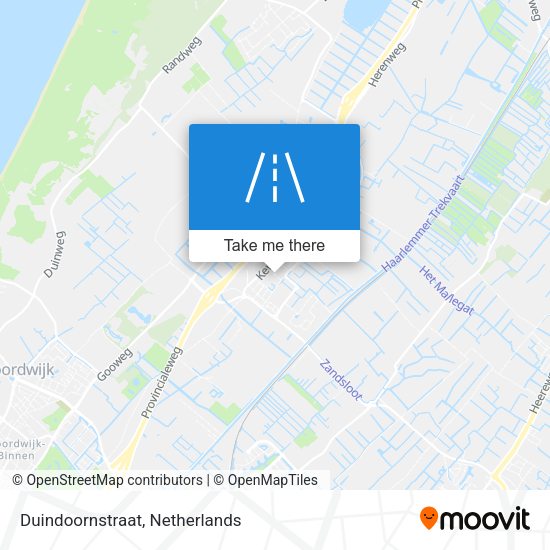 Duindoornstraat map