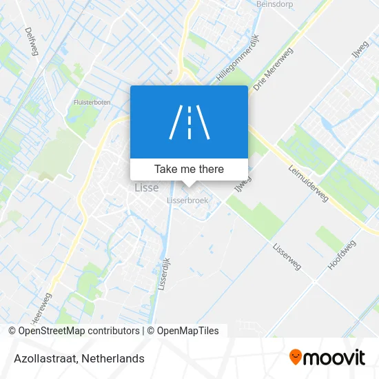 Azollastraat map