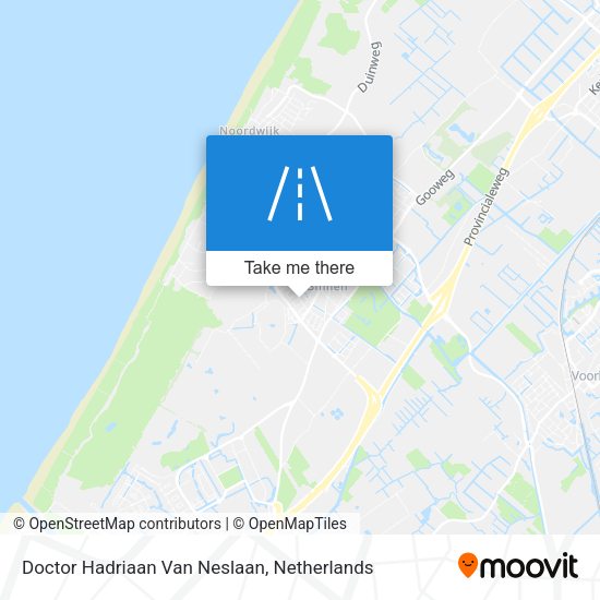 Doctor Hadriaan Van Neslaan map