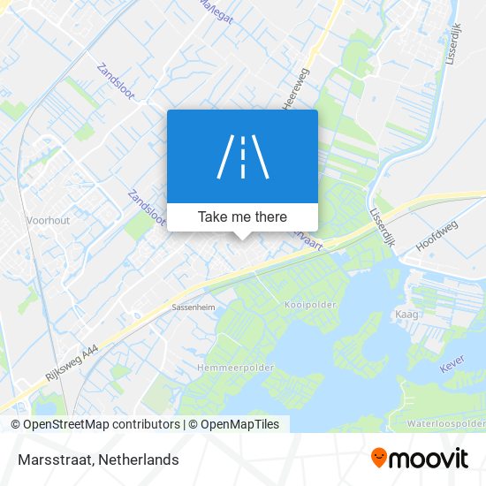 Marsstraat map