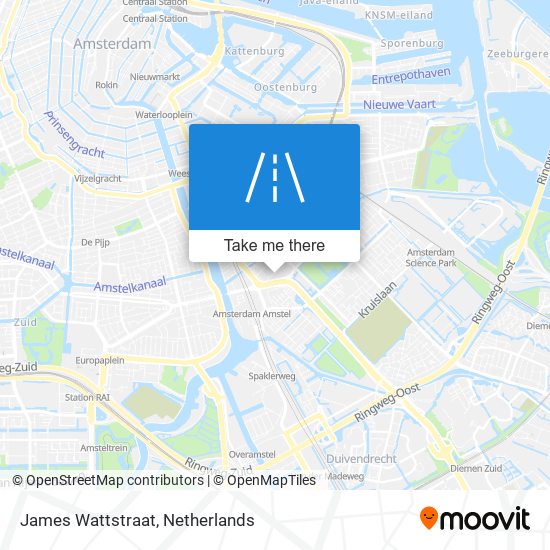 James Wattstraat map