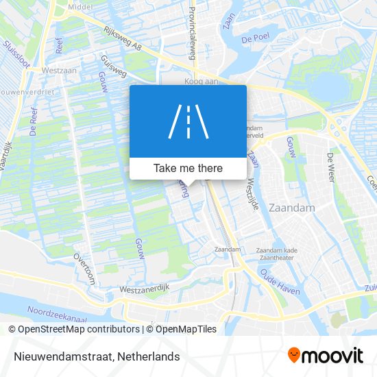 Nieuwendamstraat map