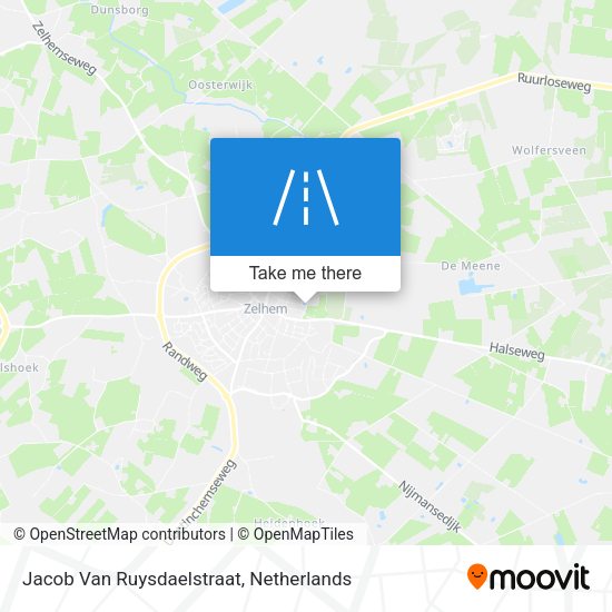 Jacob Van Ruysdaelstraat map