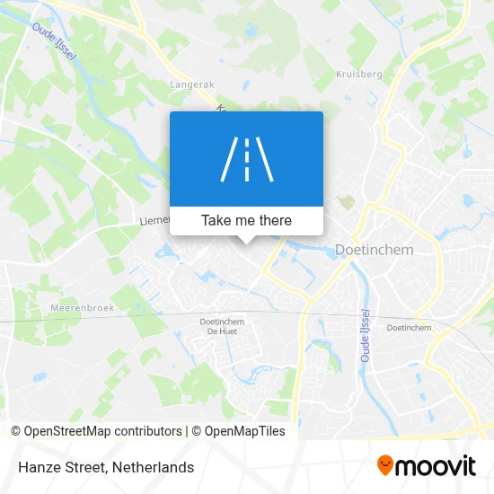 Hanzestraat map
