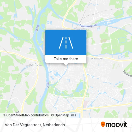 Van Der Vegtestraat map