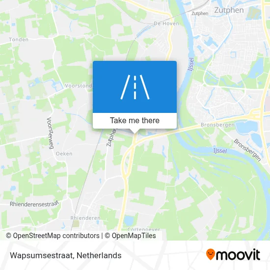 Wapsumsestraat map