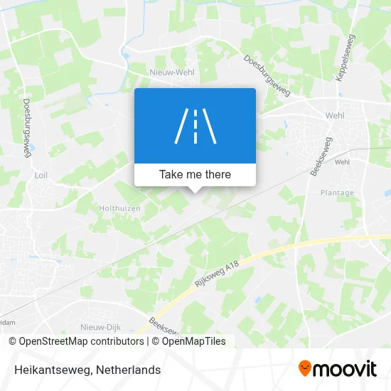 Heikantseweg map