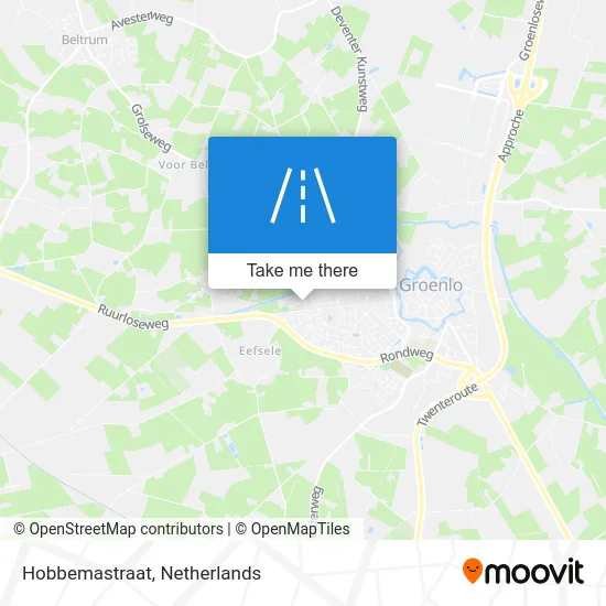Hobbemastraat map