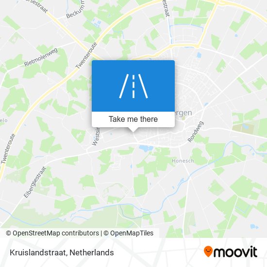 Kruislandstraat map